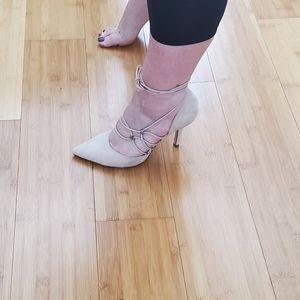 Nine West Nude Point-Toe Pump Heels